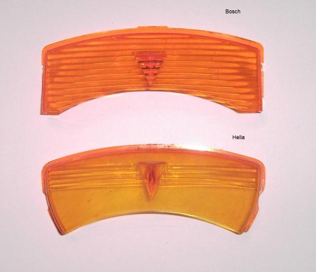 Blinkerscheiben Bosch und Hella