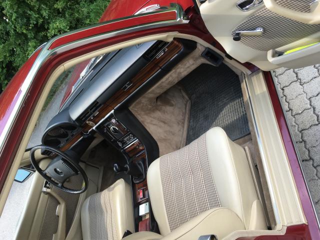 Mercedes W116 rot Einstieg vr 